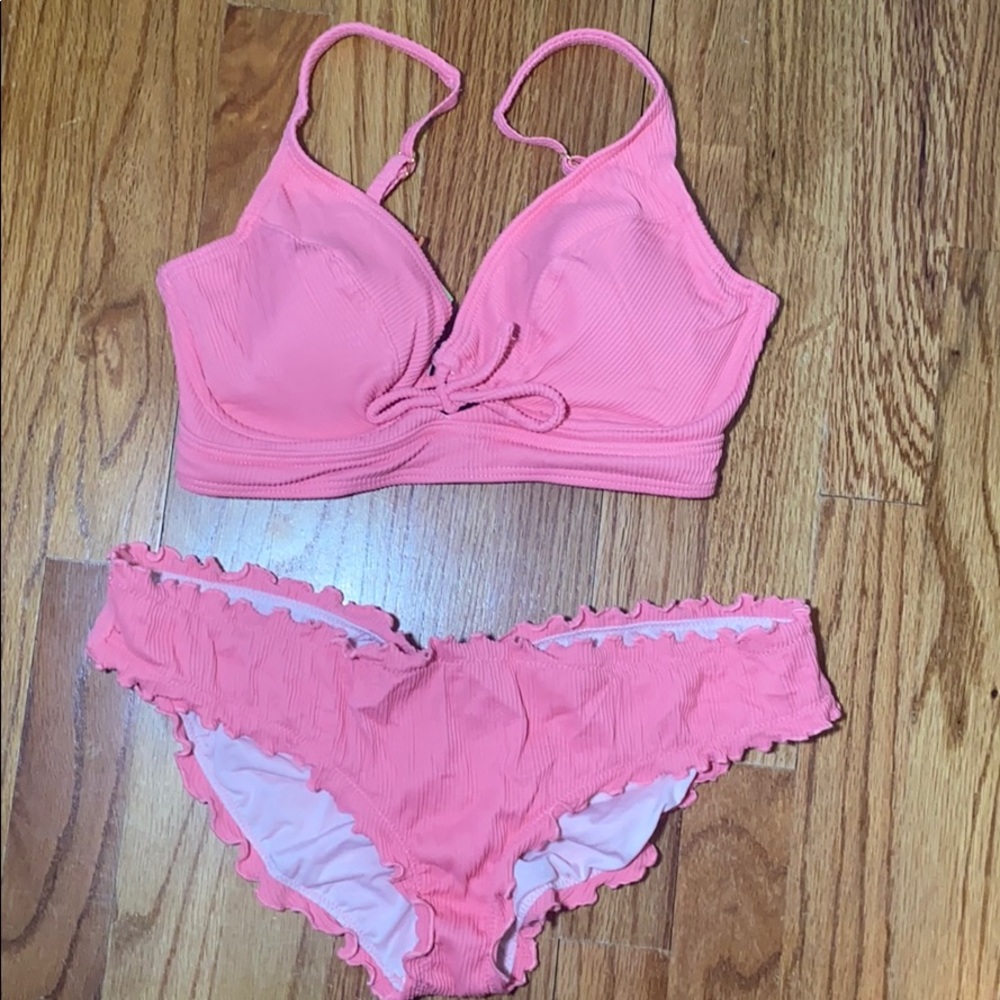 SUNDAZED Sonia Tie-Front Bikini Top 36D